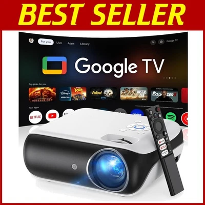 Official Google TV Smart Projector, 4K UHD Home Theater - Image 1 of 4