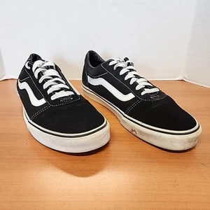 Vans Old Skool Low Herren Größe 11 schwarz weiß sportlich Wildleder Skateschuhe Turnschuhe - Bild 1 von 8