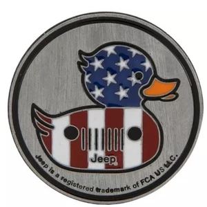 Carretera abierta - Insignia de coche de metal - Jeep Duck bandera americana estrellas y rayas dueño de Jeep - Imagen 1 de 1
