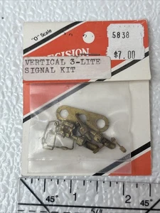 Scala di precisione scala O #5838 ottone verticale 3 Lite kit segnale modellismo ferroviario - Foto 1 di 2