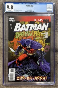 Batman #679 CGC 9.8 Tony Daniel 1:25 Variant, Zur-En-Arrh, HTF, NM/MT, DC, 2008 - Picture 1 of 2