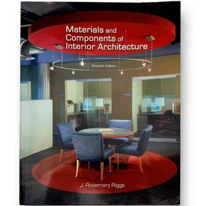 Materials and Components of Interior Design 7th Edition by J. Rosemary Riggs - Picture 1 of 2