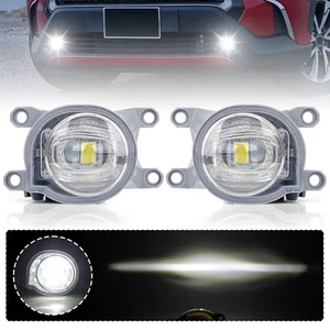 Pair LH + RH  LED Front Bumper Fog Light White For Toyota Corolla 2019 2020 2021 - Picture 1 of 16