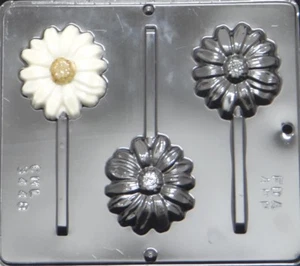 Gänseblümchen Blume Lutscher Schokolade Süßigkeiten Form 3448 NEU - Bild 1 von 2