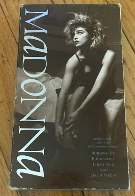 VHS Madonna Waner Music Video 1984 Self-Titled / Like a Virgin Rare OOP - Image 1 of 4