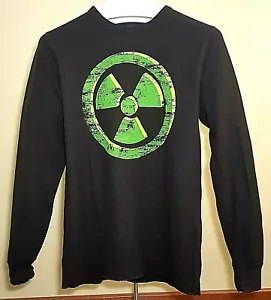 THE AMAZING HULK RADIOACTIVE LOGO LANGARM Thermo SHIRT - Marvel - Schwarz - Bild 1 von 7