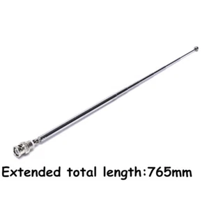 765 mm Teleskopantenne Q9 BNC-Anschluss Tragbarer FM-Radioscanner VHF UR cACW $r - Zdjęcie 1 z 8