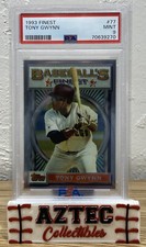 1993 Topps finest Tony Gwynn #77 Padres MLB HOF PSA MINT 9