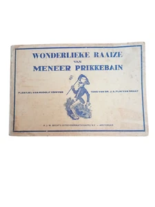 Rare 1962 Dutch Comics Book Wonderlieke Raaize van Meneer Prikkebain 2nd Ed - Imagen 1 de 14