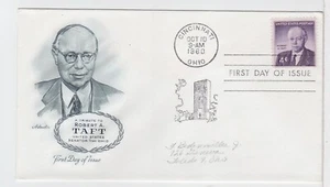 TurtlesTradingPost - Robert A. Taft 1960 #1161 Artmaster FDC - Picture 1 of 1