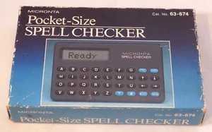 Radio Shack Micronta LCD Spellchecker 63-674 - Picture 1 of 3