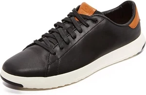 Cole Haan Men's C23877 Grandpro Tennis Fashion Sneaker Black/British Tan 9.5 M - Picture 1 of 2