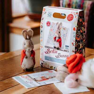 The Crafty Kit Company Bertie Bunny Aguja Fieltro Artesanía Para Mayores De 10 Años • 22.63€