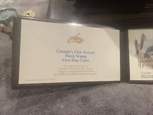 FLEETWOOD 1985 CANADA`S FIRST ANNUAL DUCK STAMP FIRST DAY COVER ALBUM - Picture 1 of 7
