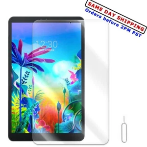 Full Coverage Tempered Glass Screen Protector for LG G Pad 5 10.1 FHD LM-T600US - Picture 1 of 1