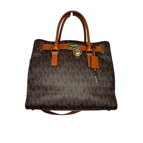 Michael Michael Kors monogramma borsa con manico in tela rivestita borsa Hope Tote