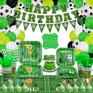 237 Pack Soccer Party Supplies Sports Theme Birthday Decorations Soccer Party - Bild 1 von 12