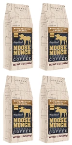 Moose Munch by Harry & David, Butterscotch Caramel Ground Coffee, 4/12 oz bags - Picture 1 of 5