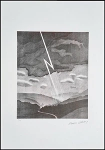 DAVID HOCKNEY * Relámpago * 70 x 50 cm * Litografía firmada * limitada # 56/200 - Imagen 1 de 6