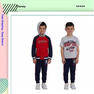 Disney Marvel Spider-Man Toddler's 3 Piece Jacket Set, Multi, 6 - Picture 1 of 5