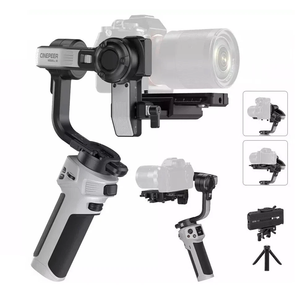 ZHIYUN Weebill 3E 3-Axis Kamera-Gimbal-Stabilisator für Sony Canon Nikon Kamera - Bild 1 von 4