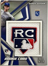 2021 Topps Series 2 Rookie Card Logo Patch Brady Singer #RP-BS Royals