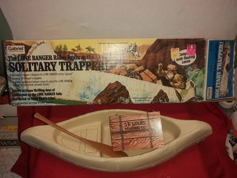 Scarce Vtg 1976 Marx Gabriel Lone Ranger Solitary Trapper Play Set Cowboy Toy Cover