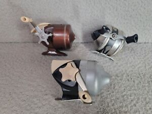 New ListingVintage Closed Face Fishing Reels Lot Of 3 One Is Zebco
