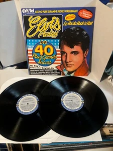 Elvis Presley Les 40 Plus Grands Succes 2LP K-Tel EP001 / 1976 double LP, France - Picture 1 of 3