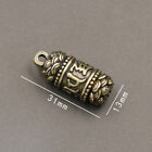Hollow Brass Buddha Bottle Sutra Cylinder Pendant Keychain Necklace JewelZ8 Sp