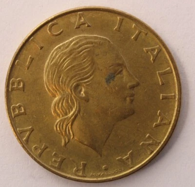 1994 Italy 200 Lire KM# 164 - Image 1 of 4