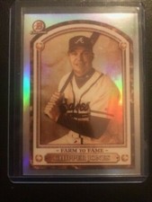 2020 Bowman Chrome Farm to Fame Chipper Jones Braves Card# FTF-CJ