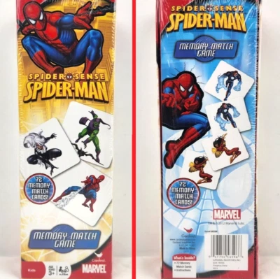 Marvel Spider-Man Memory Matching Card Game - Image 1 of 4