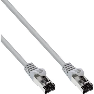 InLine® Patchkabel, S/FTP (PiMf), Cat.8.1, 2000MHz, halogenfrei, grau, 1m - Bild 1 von 3