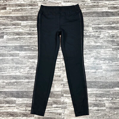 J Jill женщин sz XS черный понте леггинсы вязаный тянуть на эластичный лодыжки брюки новый - Изображение 1 из 4