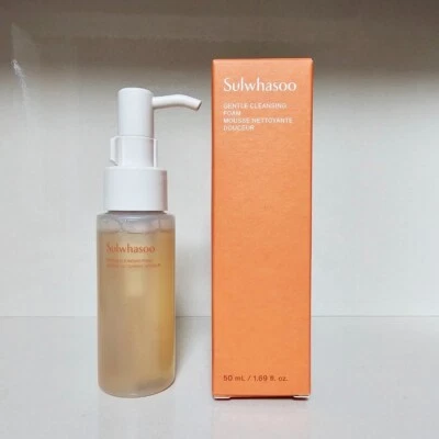 Sulwhasoo Gentle Cleansing Foam 50ml 1.69oz sample exp 04-2026 - Image 1 of 3