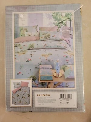 *nuovo* Pip Studio Biancheria da Letto Little Swan Grey Grigio 155x220/80x80 Cm Taglie Forti  - Immagine 1 di 4