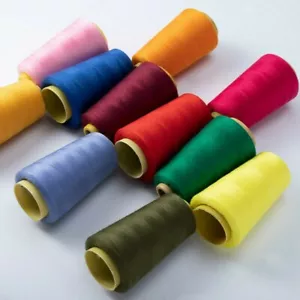3000 Yards Sewing Thread 40S/2 Polyester Threads Apparel Sewing Accessories - Picture 1 of 21