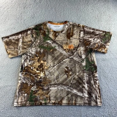 Realtree T Shirt Mens Extra Large Camo Pullover Xtra Forest Woodland Hunt Fish - Image 1 of 4