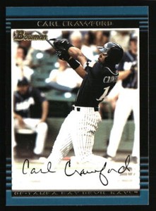 Carl Crawford 2002 Bowman Draft Picks & Prospects #BDP139 Baseball Card