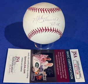 Mike Schmidt 548 HR Signed OML Ball Baseball JSA CE77119 - Picture 1 of 9