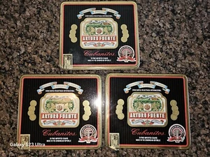 Arturo Fuente Cubanitos 3 Metal Tin - Empty - Hold 10 Cigars Dominican Republic - Picture 1 of 6