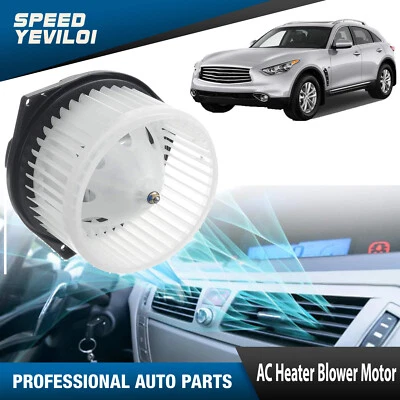 HVAC A/C Heater Blower Motor w/Fan Cage for Nissan Altima Maxima Infiniti 700193 Foto 1 de 4