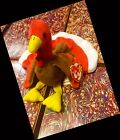 RARE GOBBLES TY ERRORS EXTRA TAG ELITE BEANIE BABY 1996 PVC TURKEY RETIRED COOL