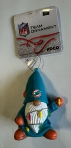 Miami Dolphins Christmas Tree Holiday Ornament - Gnome with lights - Vinyl - Picture 1 of 1