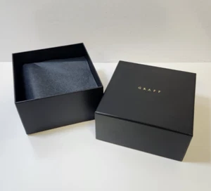 (NEW) Genuine GRAFF branded Square Cardboard Box - Picture 1 of 10