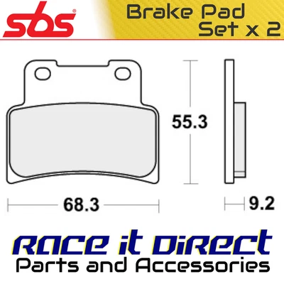 Pastillas de freno para APRILIA MANA 850 ABS 2011-2012 Front Street SBS Foto 1 de 4