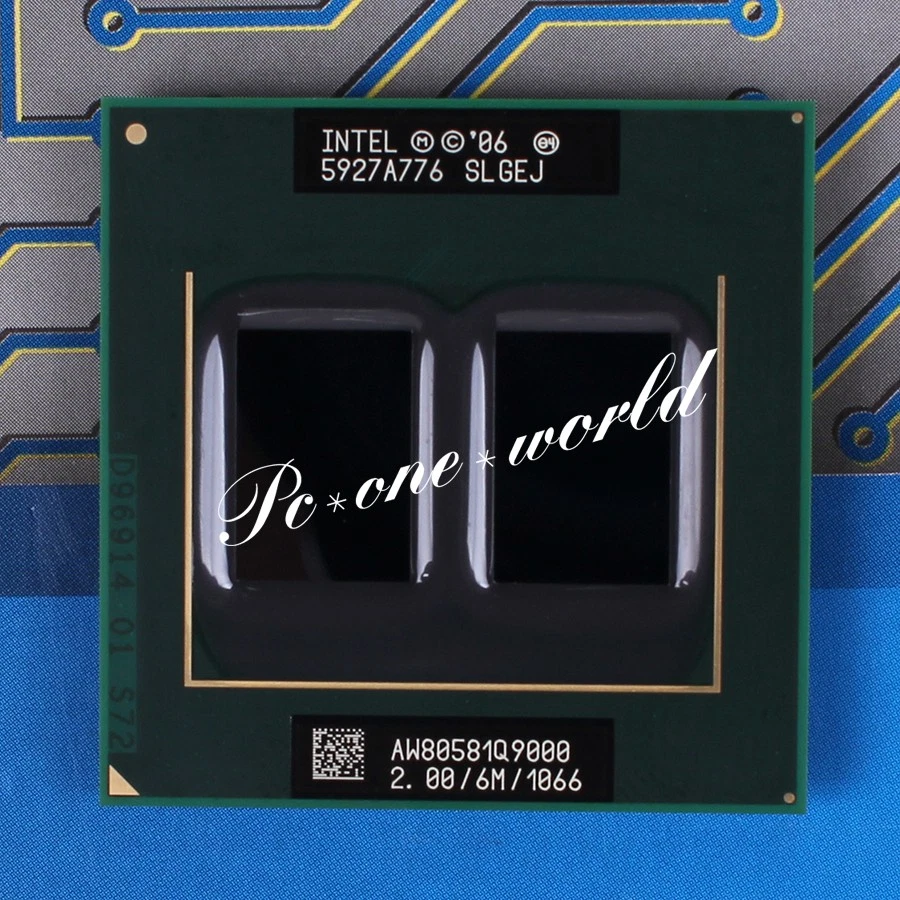 100% OK SLGEJ For Intel Core 2 Quad Q9000 2 GHz Quad-Core Laptop Processor CPU - Image 1 of 1