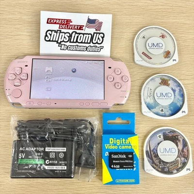 Sony PSP-3000 Console Select /Charger+newbattery+random3games+4G U.S Shipping - Image 1 of 4