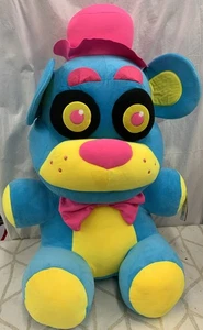 Peluche Five Nights At Freddy's Blacklight Freddy Fazbear Jumbo 26" FNAF 2018 - Foto 1 di 6